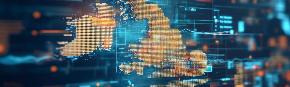 digital image of the UK