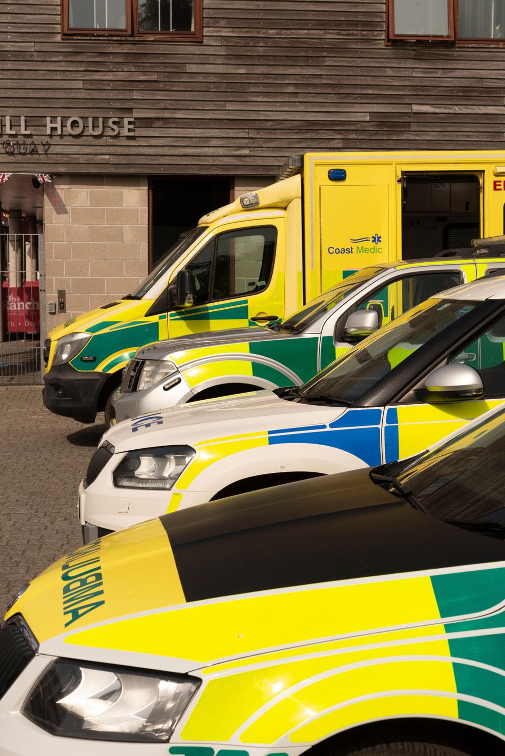 Emergency services vehicles